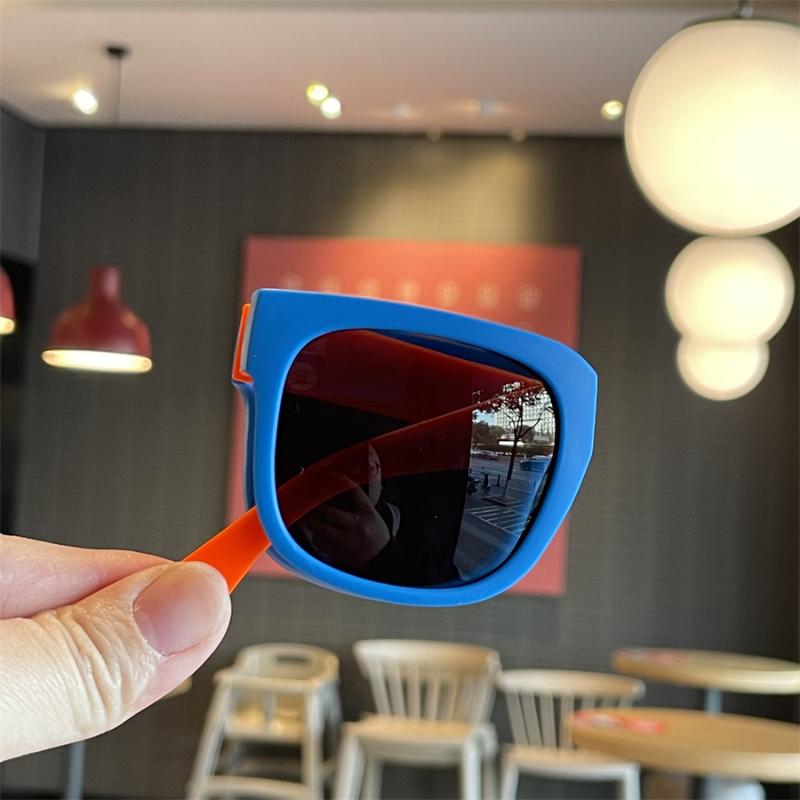 Fashion Children Sunglasses Kids Foldable Uv Resistant Sun Glasses Cute Baby Protection Eyewear Vintage Small Square Shades