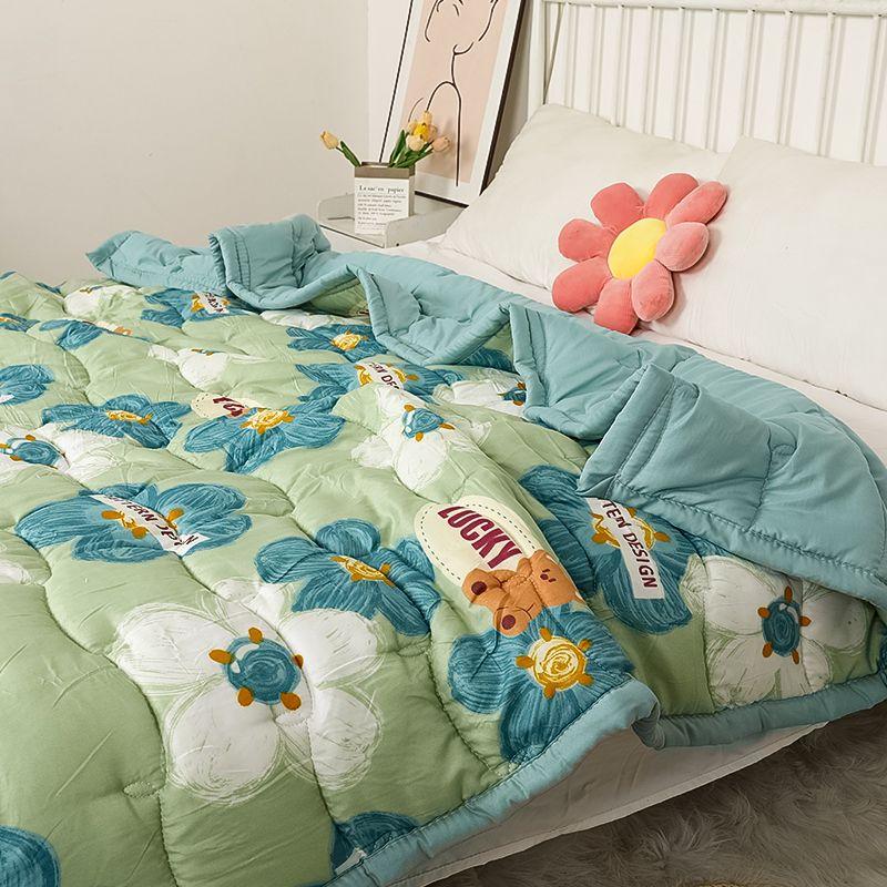 Cuvertură subțire de vară Cuvertură moale Aer condiționat Cuvertură/Plupușă/Pătură în patru anotimpuri Pilome de pat 150 de pat de o persoană