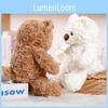 Watermelon Cartoon Cute Brown White Teddy Bear Plush Doll Toy For Children Gift
