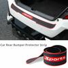 Car Rear Bumper Protector Rubber Scratch Guard Non-slip Pad Cover Accessories