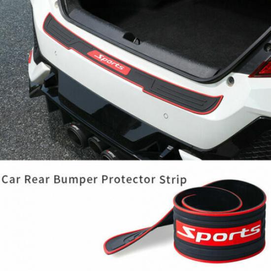 Car Rear Bumper Protector Rubber Scratch Guard Non-slip Pad Cover Accessories