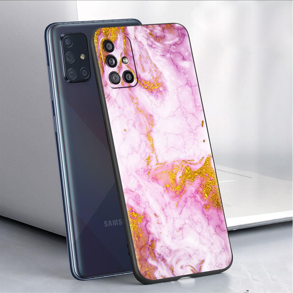 Case For Samsung Galaxy A52 A12 A51 A32 A21s A71 A53 A13 A32 A72 A31 A33 A22 A03 A41 Phone Cover Marble