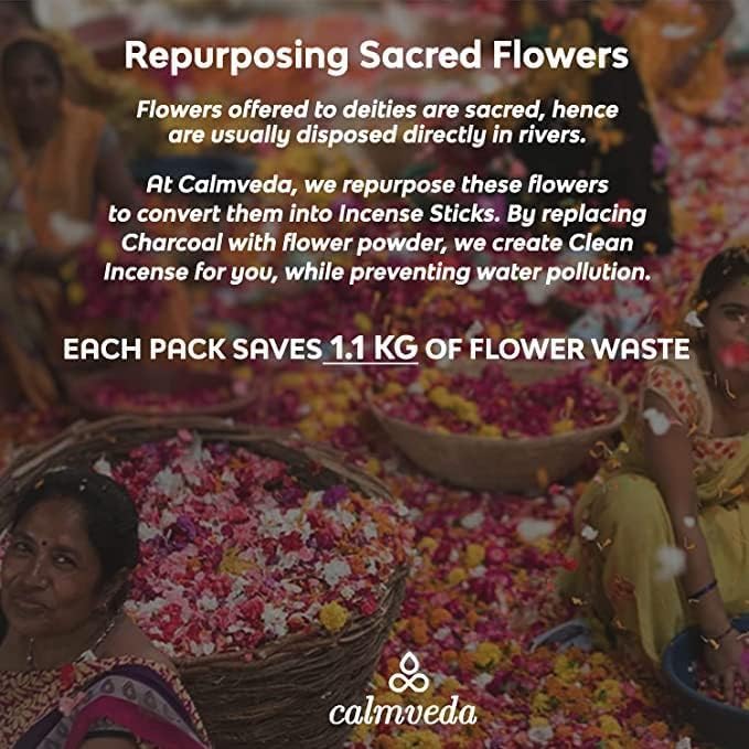 CALMVEDA Fresh Rain Incense Sticks - 80 Scent Sticks