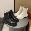Martin velvet boots women's new British autumn and winter platform height 2025 boots short boots student single boots