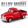 1:36 Scale Old Style Pickup Truck Model Toy Car Realistic Static Design Cross-Country Vehicle Models Toys Great Collectible