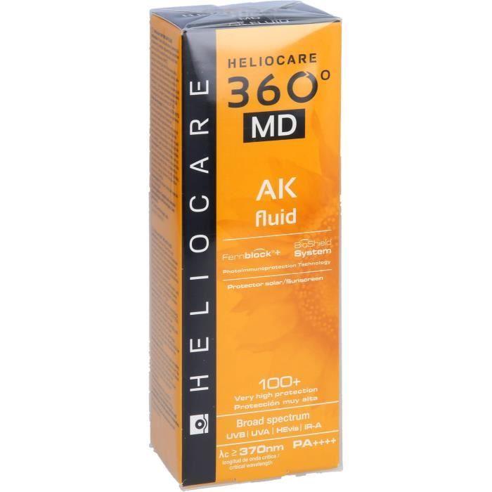 Opalovací gel - HELIOCARE - 360° MD AK Fluid - SPF 100+ - 50 ml - Hypoalergenní