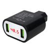 Electric Vehicle Digital Display Dual USB PC 12V-100V To 5V 3A Adapter Charger