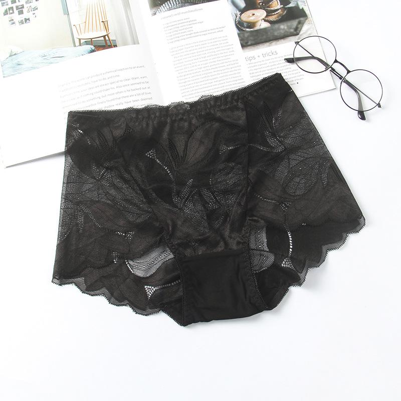 

Кружевные трусики с высокой талией большого размера Xiao Tian er M 785