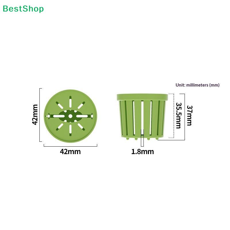 4*Pet Fish Tank Landscaping Basin Aquarium Planter Cups Stand Stable Fish Tank Net Cup Hydroponic Plant Storage Fixed Baskets
