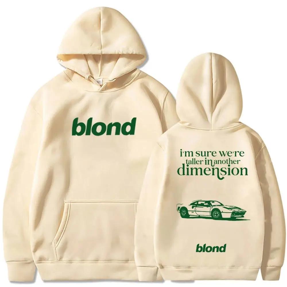 Frank Ocean Blonde album hoodie White Ferrari Music men and women Harajuku long-sleeved sportswear men and women S