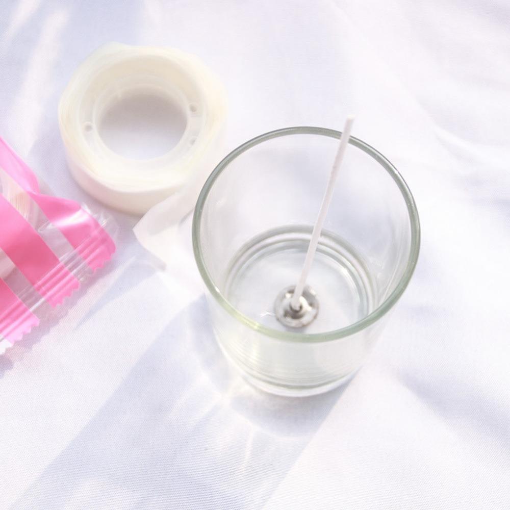 1roll Sided Tape Candle Wick Stickers Adhesive Plastic Wax Fixed Base Holder Stand DIY Candles Balloon Double Sided Paste Stick