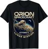 Artemis II Orion Raumschiff Mondmission Retro Weltraum Kunst T-Shirt