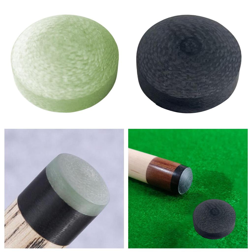 1PC Pool Cue Tip High Hardness Stick Tip Replacement 14mm Glue on Cue Repair Head for Snooker, Pool, Billiard