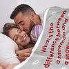 SYGUNAR Valentine's Day Gift for Him Throw Blanket, White Elephant Gifts for Adults, Funny Novelty Birthday Gifts for Boyfriend Husband, Couple, Gag