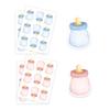 Gender Reveal Game for Baby Shower with Poster 36pcs Girl or Boy Voting Stickers for Gender Reveal Use Party Supplies