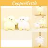 Mini Duck Plush Keychain Cute Stuffed Animal Bag Charm Soft Toy Key Ring