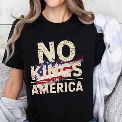 No Kings In America, Pro Democracy Resistance Tee, Political Activist T Shirt