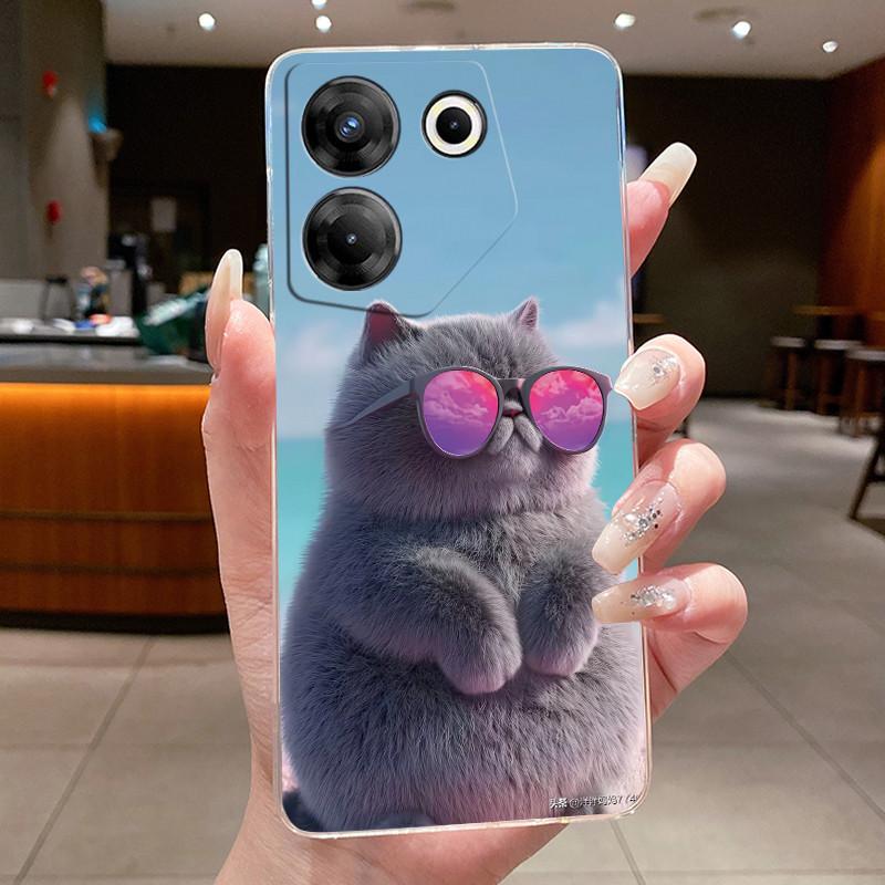 Hülle Für Tecno Camon 20 Pro 5G Hülle CK8n Ästhetisch Süß Cool Jungen Mädchen Transparente Rückseite Tecno Camon 20s Pro 5G Handyhülle