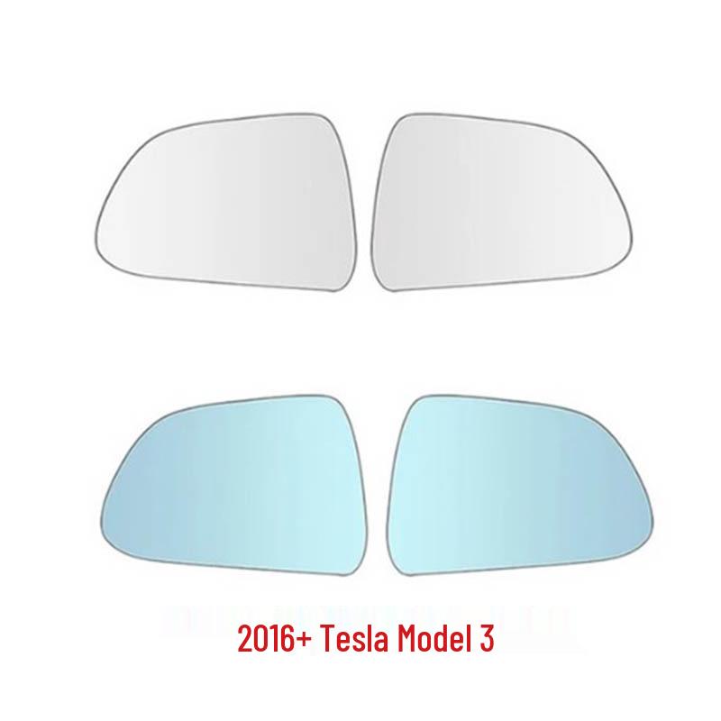 Beheiztes Rückspiegelglas für 2012-2023 Tesla Modelle X, S, 3, Y