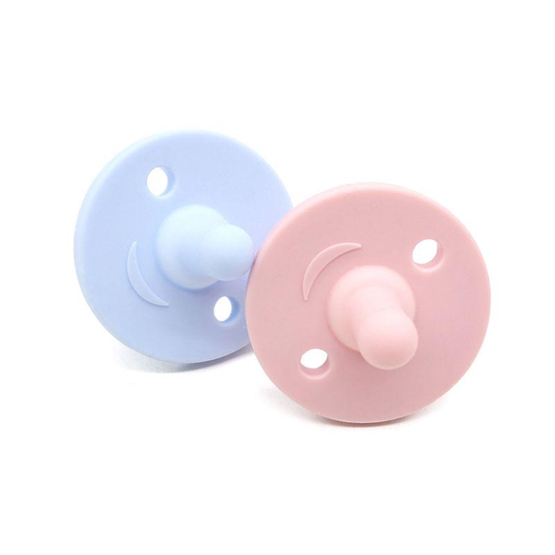 Sucette Bébé Nouveau-né Anneau de Dentition en Silicone Souple de Qualité Alimentaire Tétine Jouet