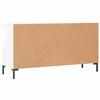 Shoe Bench High Gloss White 102 x 35 x 55 cm Engineered Wood