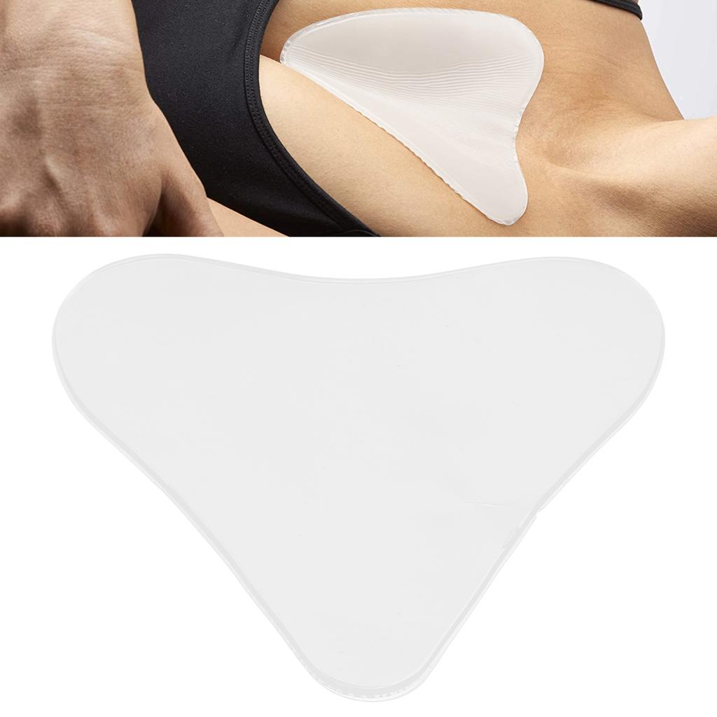 Silicone Chest Anti Wrinkles Patch Transparent Reusable Chest Wrinkle Pad 13.2 X 14cm