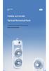 Desktop Dual Head Folding Fan with LED LCD Display & Hook - Portable Ceiling Fan with Night Light