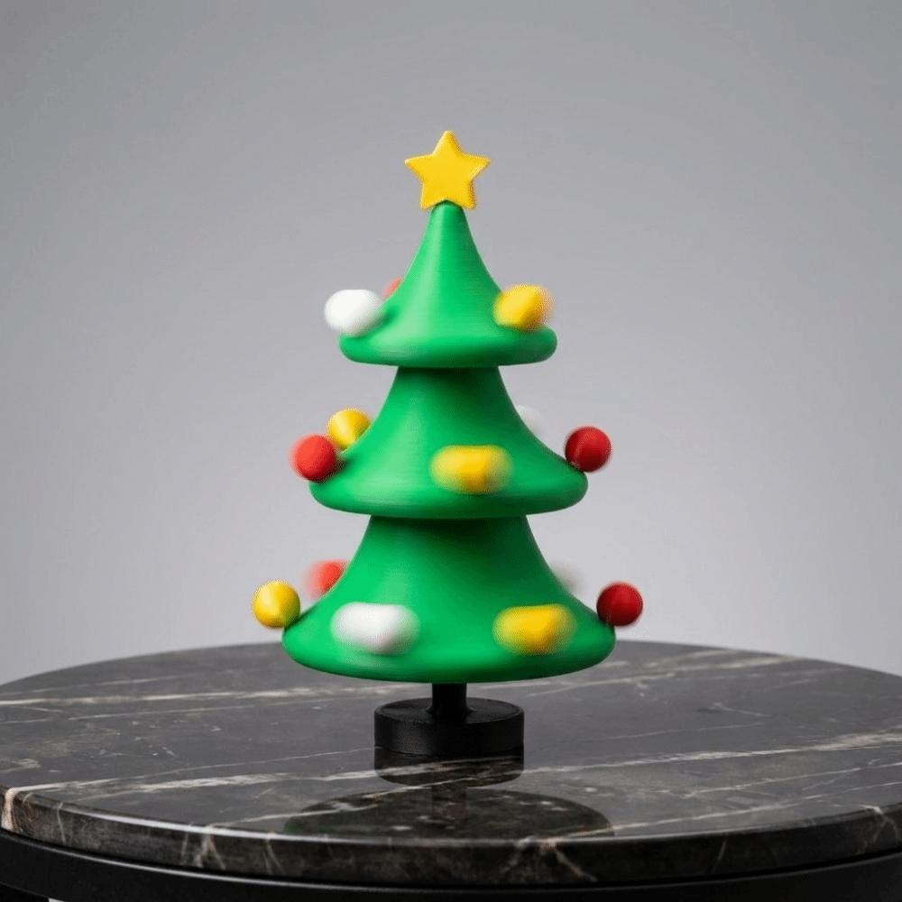 PLA 3D Printed Dancing Christmas Tree Detachable Christmas Tree Fidget Toy Bedroom