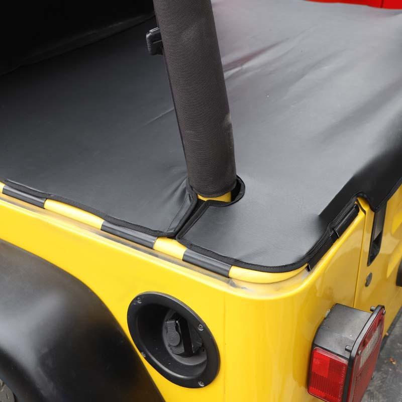 Car Trunk Leather Isolation Anti-sunburn Cover For Jeep Wrangler TJ 1997-2006 Exterior Accessories, UV Protection