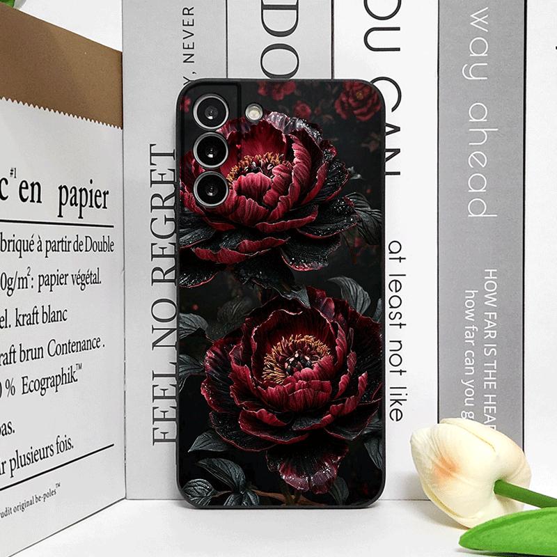 

Vintage Peony Floral Art Flower Pattern Phone Case for Google Pixel 9A 8 A 7A 6 A 7 PRO 8 9 Pro XL 4G 5G Shockproof Soft Covers Google Pixel 9