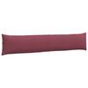 Sofa Cushions 2 Pcs Burgundy 200 X 40 Cm Fabric