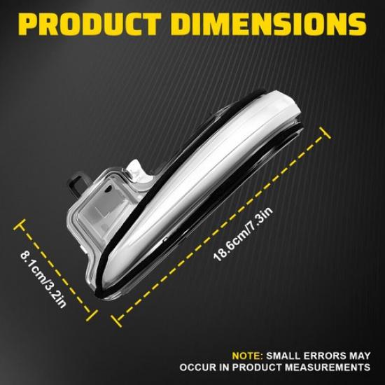 2x Sequential LED Side Mirror Turn Signal Lights Fit Toyota Highlander -