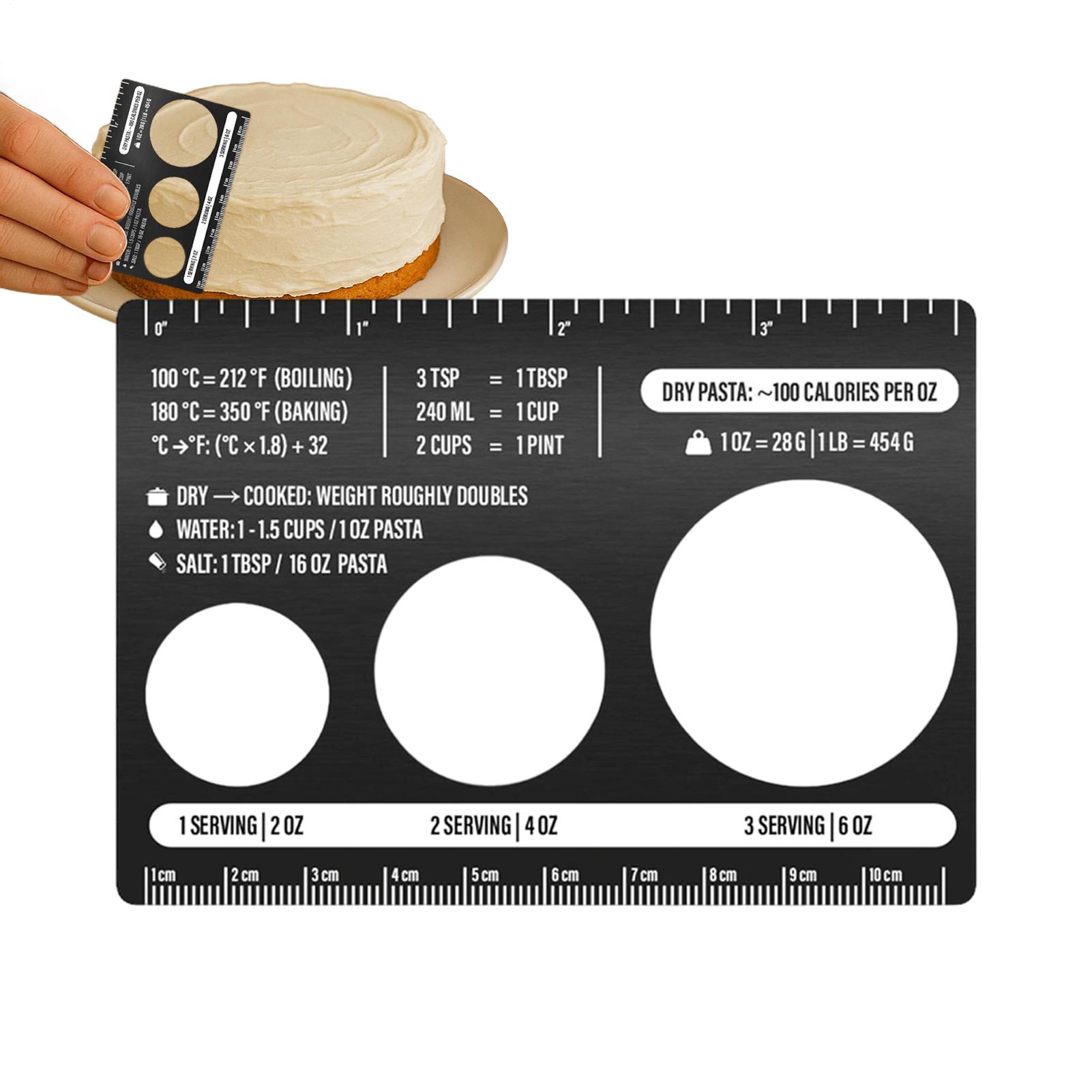 

Stainless Steel Spaghetti Measuring Tool Multi-functional Noodle Measure Ruler Control Amount For Noodles Pasta CN
