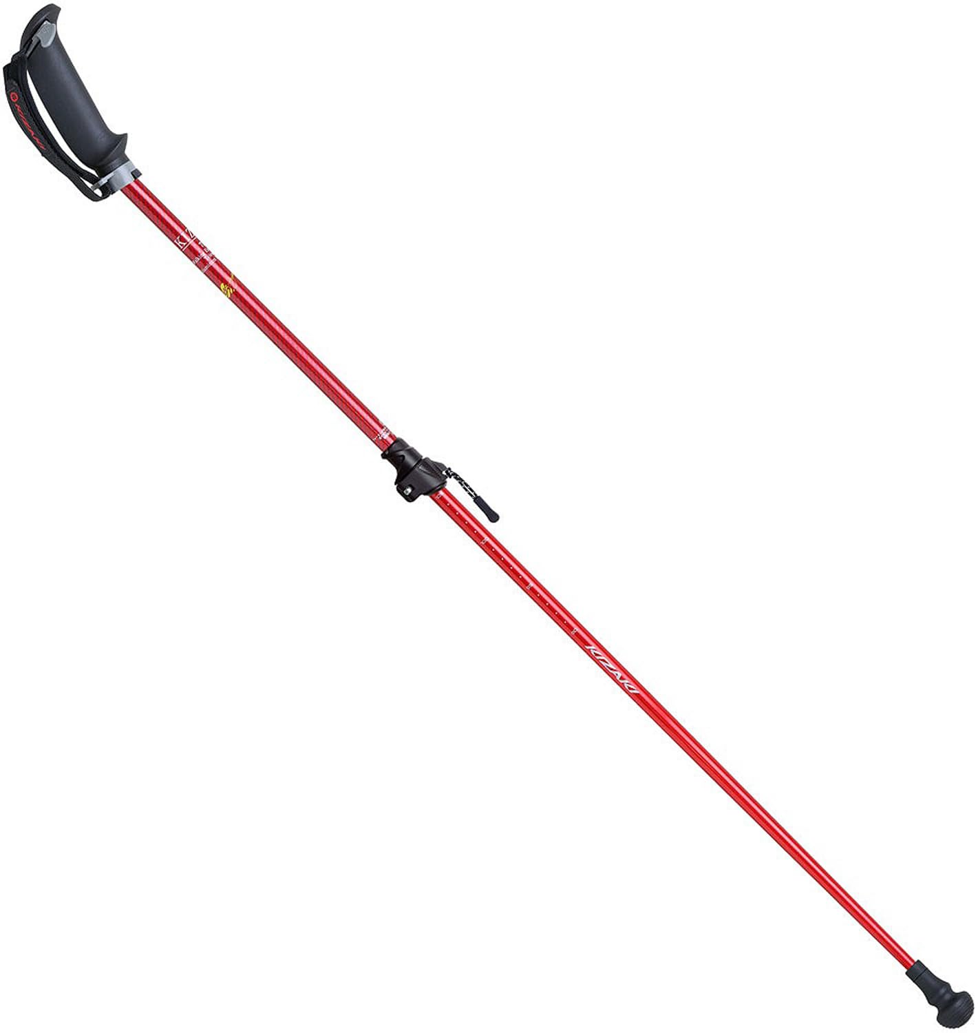 

Kizaki Trekking Walking Stick Set of 2 Lightweight 7001 Telescoping Aluminum Hang Stop RD I-shaped APAI-7H202 85-105