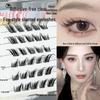 FAICCIA Crazy Animals Series: Glue-Free Natural C Curl Lashes - Light Color, Thick, Dense, Camera-Ready for Beginners