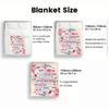 Mother's Day Print thin Flannel Blanket for Bedrooms,Living Rooms,Sofas Blankets,Lunch Breaks,blankets fluffy blanket
