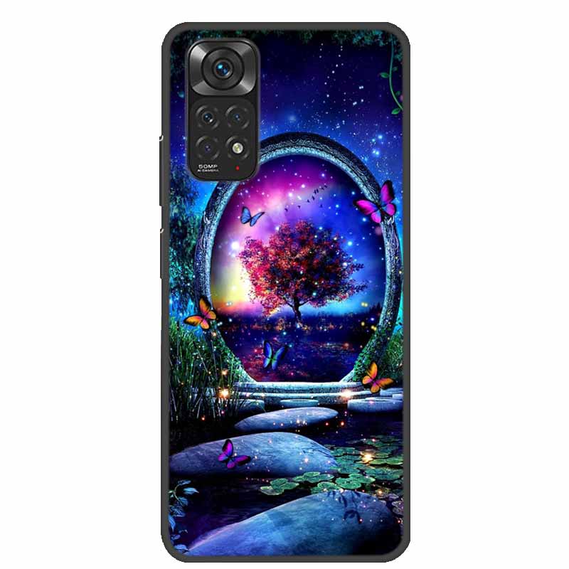 For Redmi Note 11 Cases Note11s Painted Soft TPU Silicone Phone Cases for Xiaomi Redmi Note 11 Pro 5G Cover Coque Note11s 4G Bag