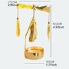 Stainless Steel Carousel Candle Spinner Particular Spinning Design Festival Home Decor Rotating Candle Holder