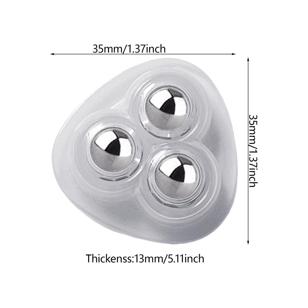 Set of 12 Multipurpose Furniture Castors 13mm Sturdy Carbon Steel Swivels Wheel Accessory for Home And Office Use