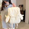 Schoolbag Korean Ins Rabbit Ears Small Backpack Female Niche High Value College Student Schoolbag Light Commuter Casual Backpack