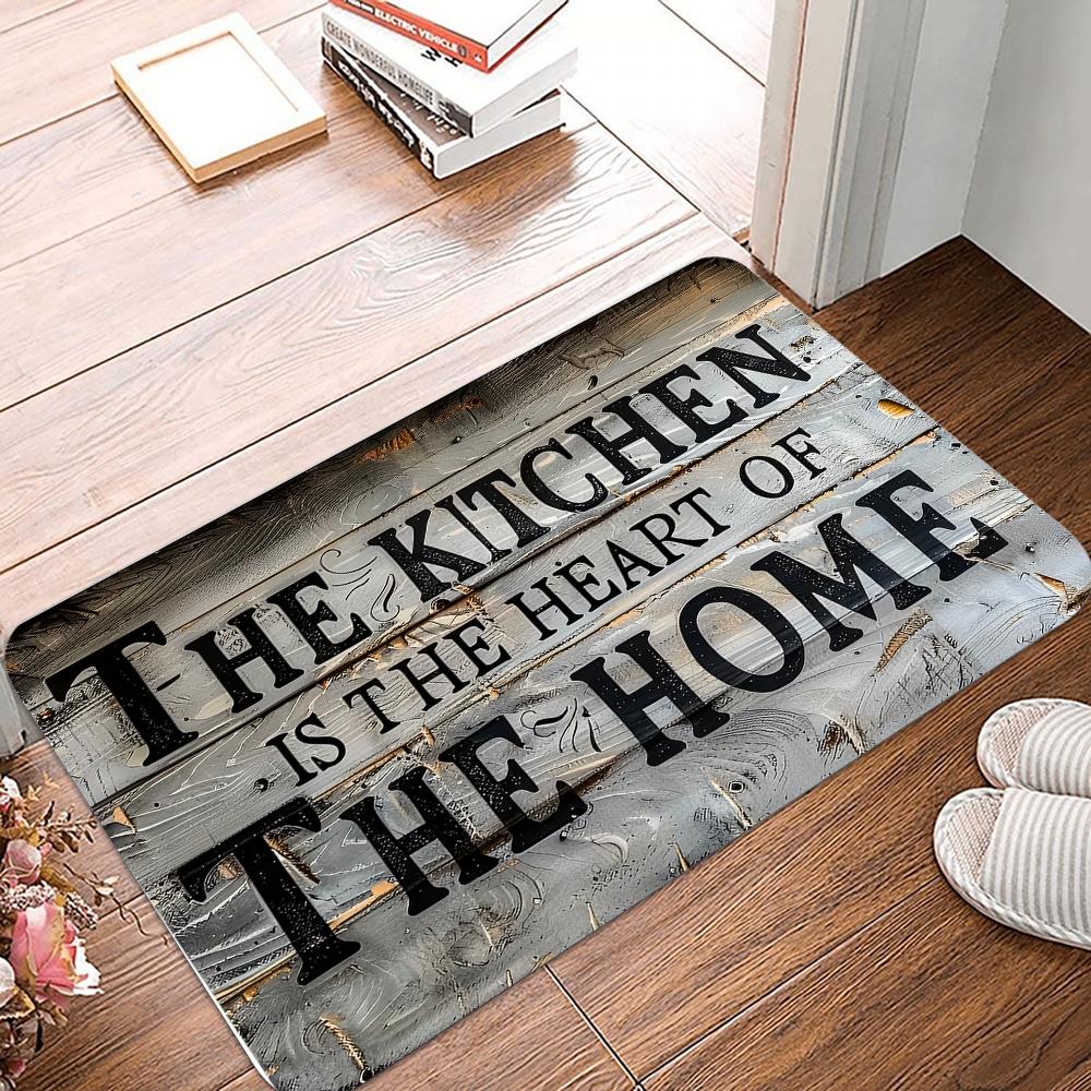Retro Welcome Mat Non Slip Floor Rug Washable Bedroom Kitchen Entrance Doormat Polyester Home Decor Carpet