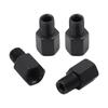 KKLM 10mm To Reverse 10mm Mirror Motorcycle Screw Adapter with Height Adjustment Spacer 4pcs Black Super Fit for Motorcycle/Dirt Bike/ATVS/UTV
