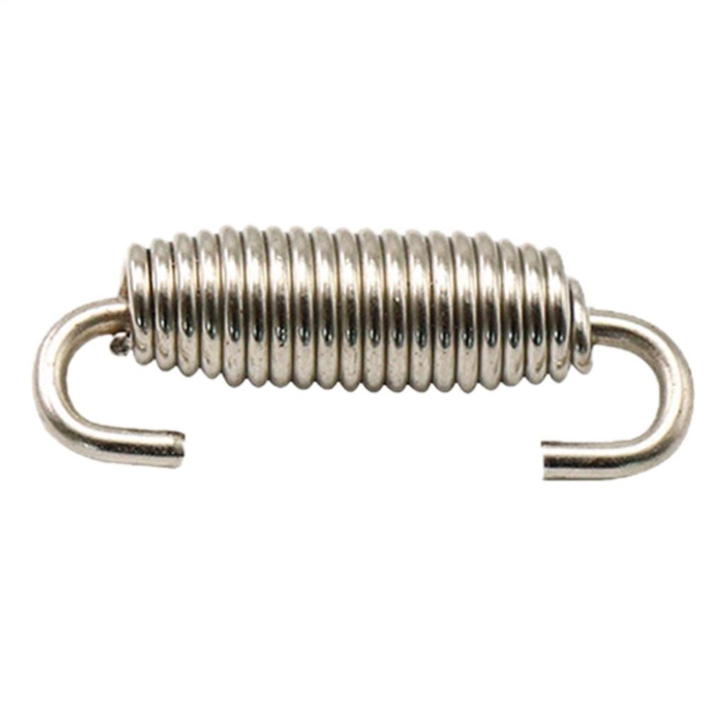 Motorcycle, Exhaust Pipe Spring, Stainless Steel Muffler Spring, Heat Resistant 272°F (1,200°C), Universal Use,