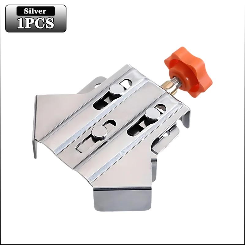 10PCS Stainless Steel 90 Degree Corner Clamp T-Shape Right Angle Clamp Woodworking Quick Locator Single Handle Corner Clamp Tool