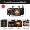 AIYIMA Audio T9 Pro Stereo Vacuum Tube Amplifier Bluetooth 5.1 QCC3040 Aptx USB DAC COAX OPT HiFi Home Digital Amp VU Meter 100w