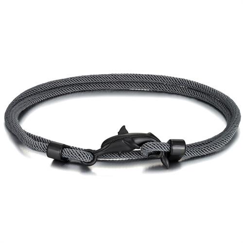 Black Cute Little Dolphin Hand Rope Small Fresh Animal Color Multi-Layer Adjustable Men'S And Women'S Bracelets
