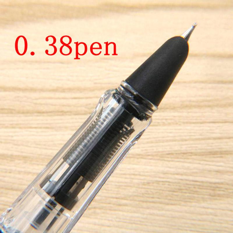 1 Stück Entenschnabel Gotisch parallel Füllfederhalter transparent weiß Kunst Flachspitze Schüler Büro Geschenke Schreibwaren Tintenstifte