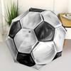 Soccer Ball Pattern - A folding umbrella with 8 iron ribs and a plastic handle, automatic opening and closing, portable sunsha