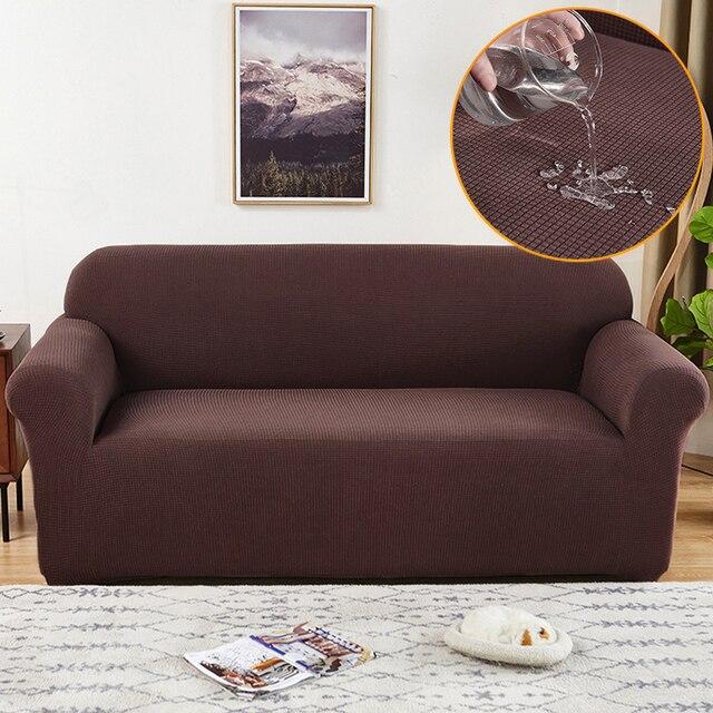 Wasserdichter Sofabezug, Sesselbezug, 1/2/3/4-Sitzer-Bezug, Polar-Fleece-Sofabezug, Möbelschutz für Zuhause und Wohnzimmer