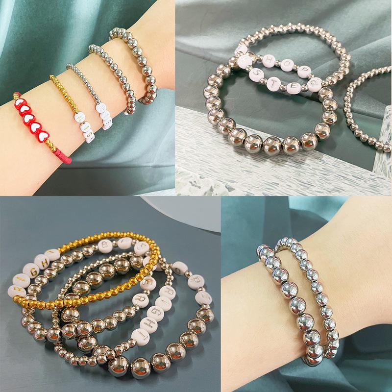 Runde CCB Kunststoffperlen für DIY Schmuckherstellung - 6/8/10mm